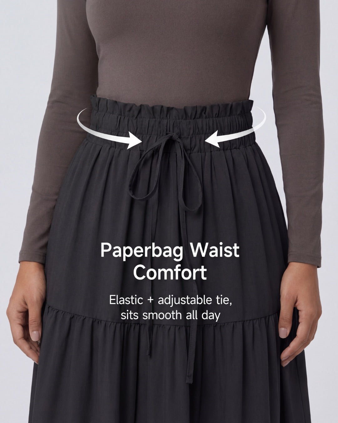 Aven Layered Pleated Skirt